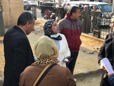 نائبة محافظ القاهرة ورئيس الحي